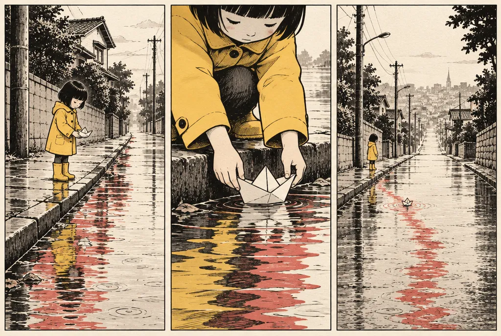 Three panel silent strip