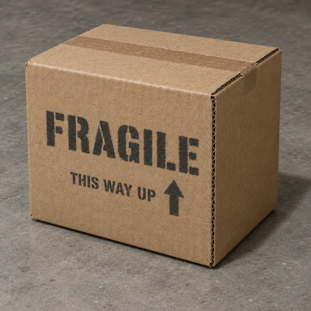 Kraft shipping carton