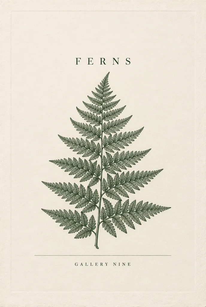 Botanical exhibition poster