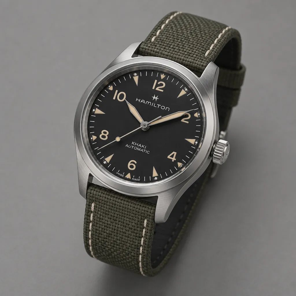 Watch matched second angle